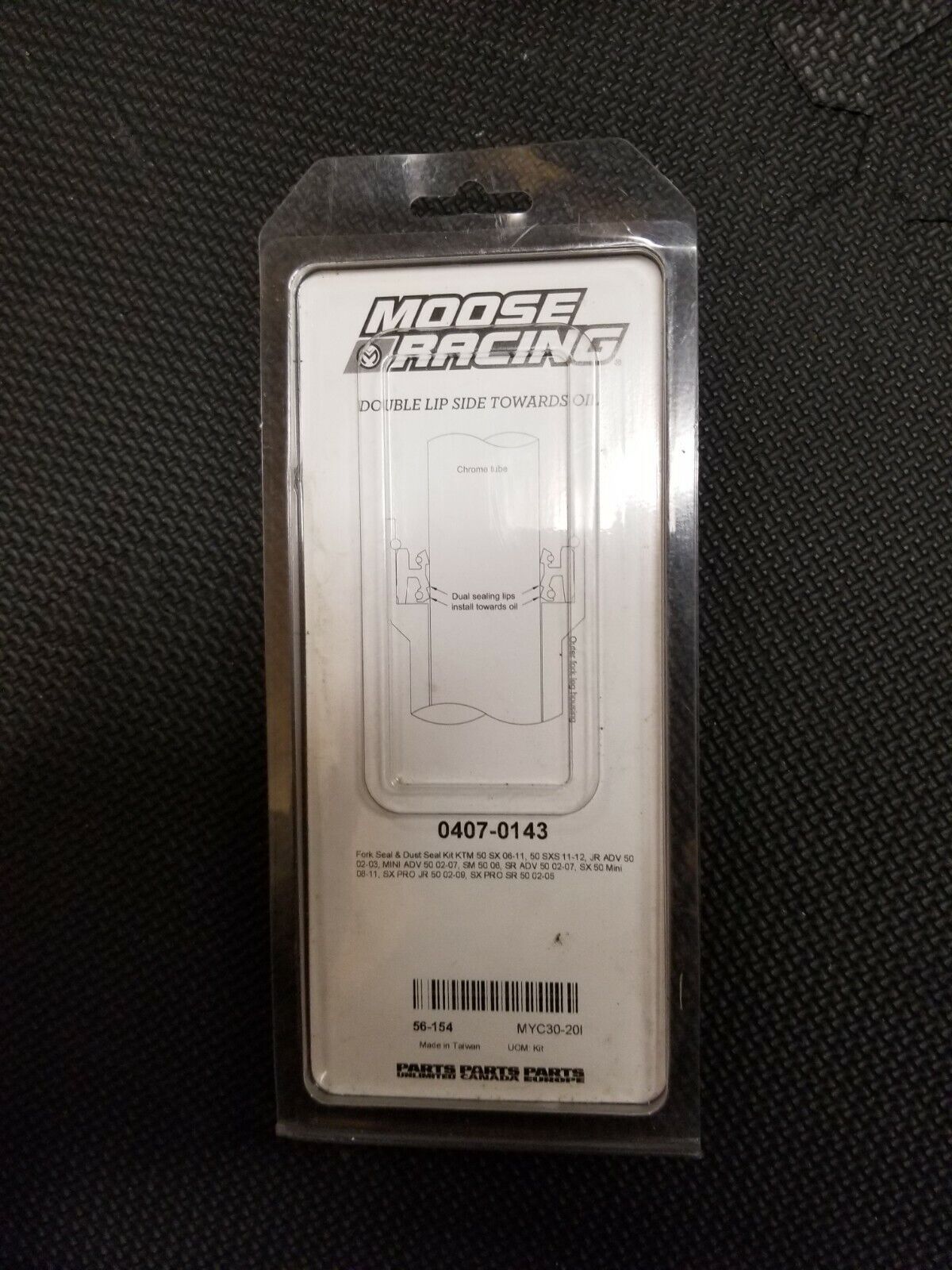 NOS Moose Racing Fork Seal Kit 0407-0143 KTM 50 New Old Stock (B#6)