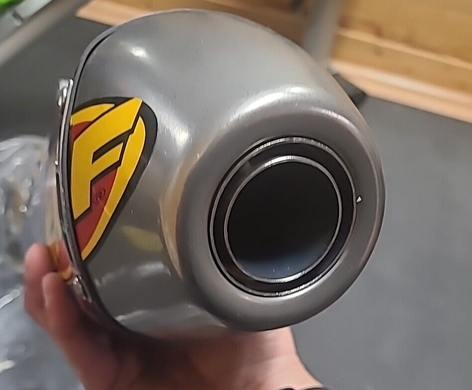 FMF Q4 Hex Slip-On Muffler w/Spark Arrestor 042368 2019 - 2023 KX450 KX450F 450X