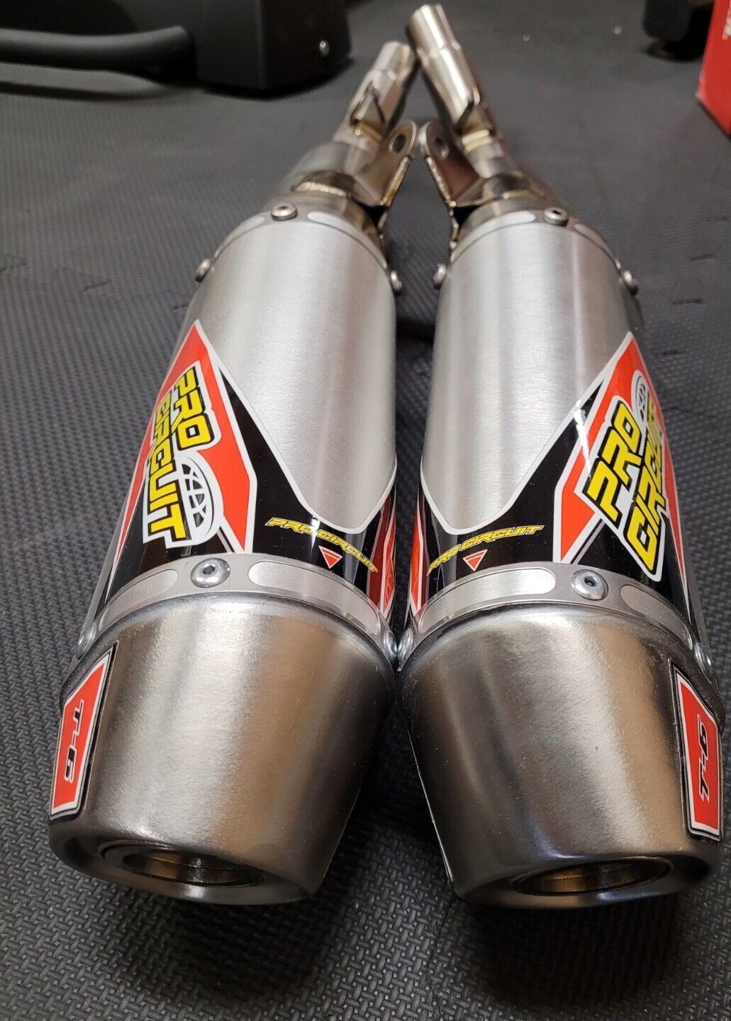 Pro Circuit Ti-6 Dual Muffler Slip On Honda CRF450R/RX 2017-2018 0111745G2