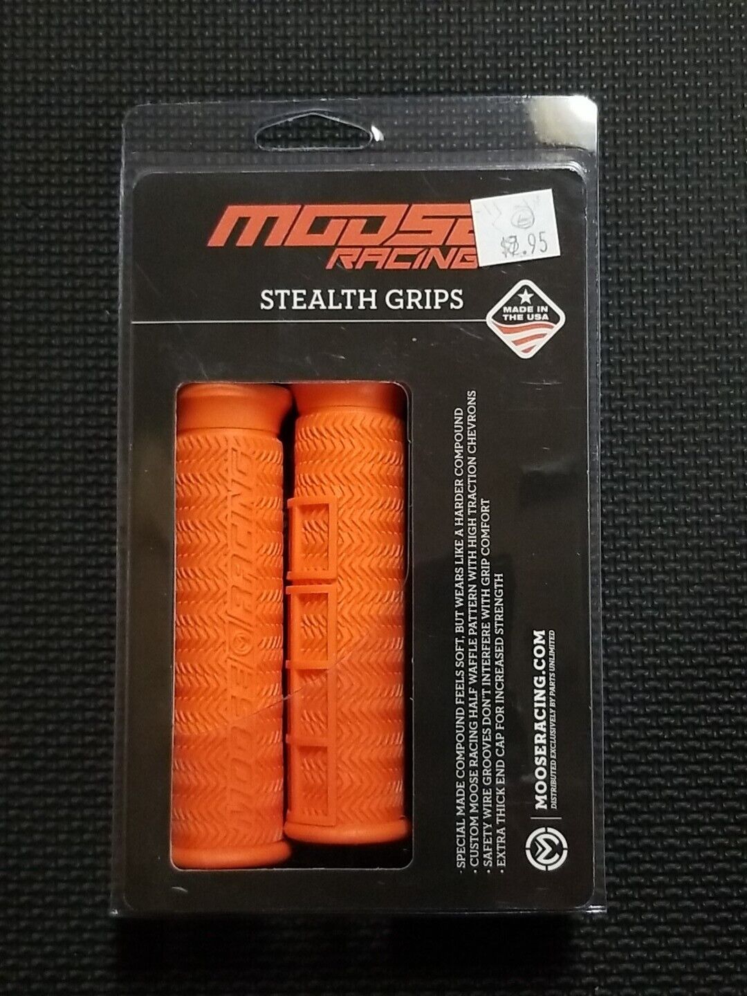 Moose Racing ATV Stealth Grips Orange B01-MAO 7/8"