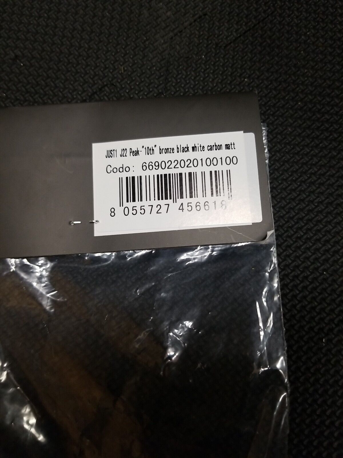 Just1 Replacement J22 Visor Peak Bronze Black White 10th Anniversary Edition (R2