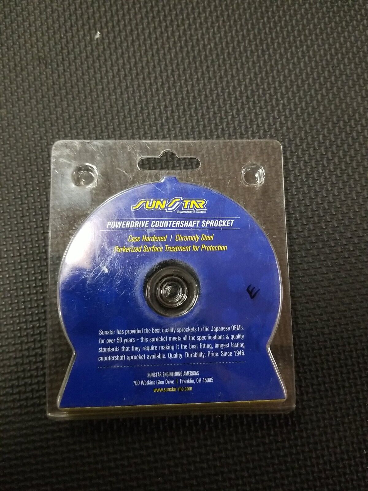 Sunstar 10412 Counter Shaft Sprocket 420 Chain 12T Kawasaki Suzuki Yamaha
