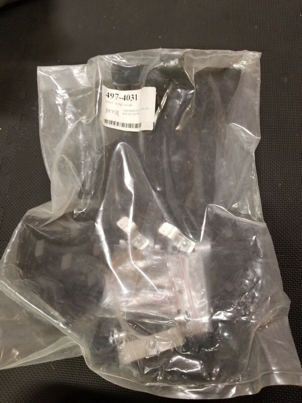 TM Designworks Skid Plate KTMC-245-BK Black KTM (08-10) 250 SXF, XCF, XCF-W