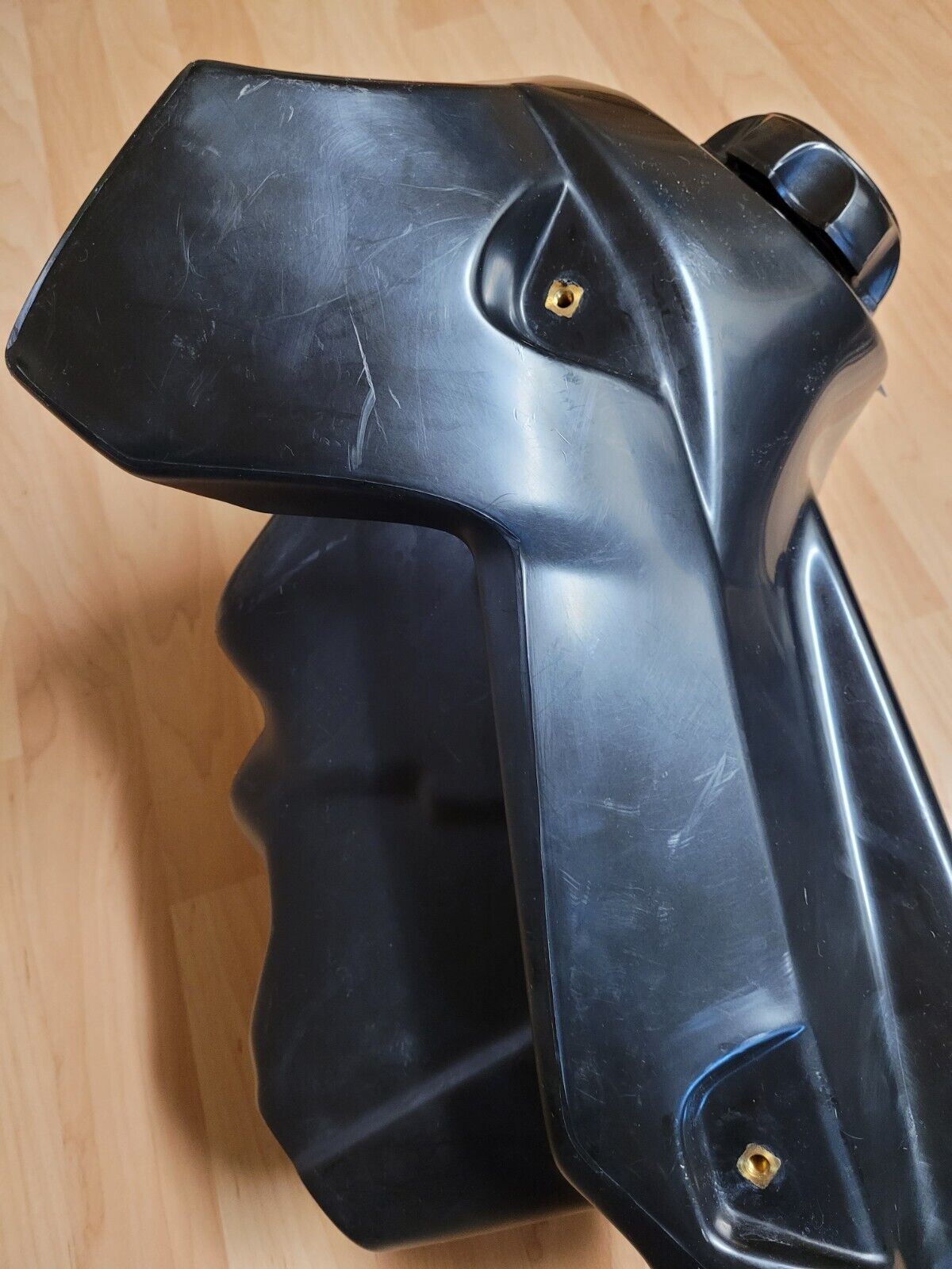 Clarke Gas Fuel Tank 3.1 Gallon Natural 11443 Black KX250 KX125 Large Capacity
