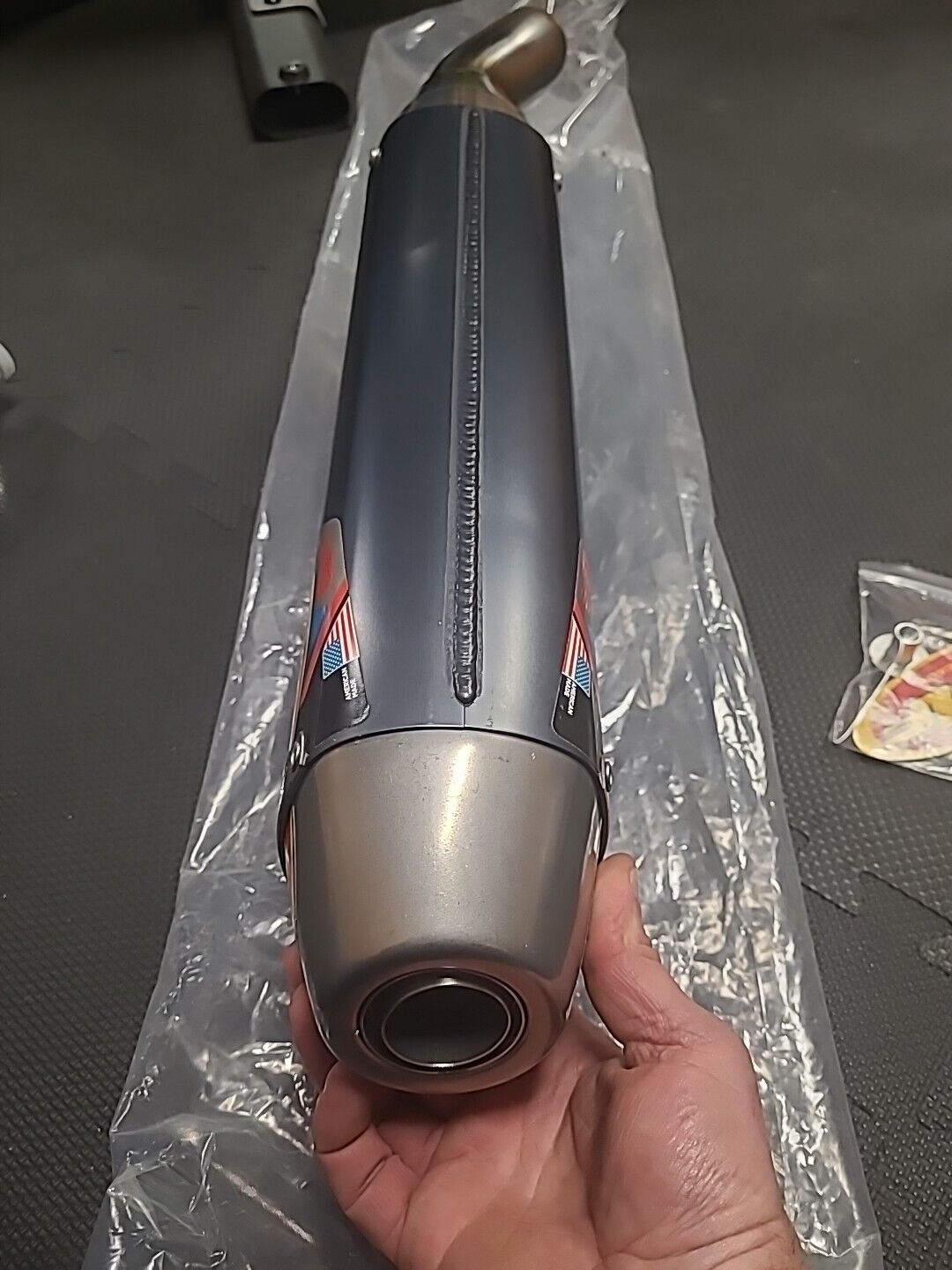 FMF Q4 Hex Slip-On Muffler w/Spark Arrestor 042368 2019 - 2023 KX450 KX450F 450X