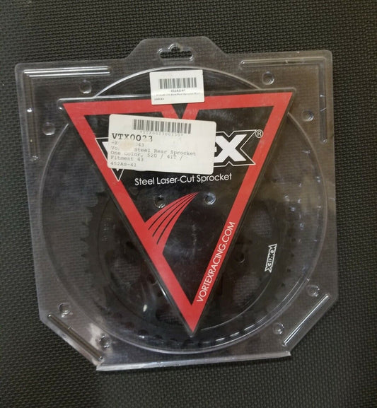 NOS Vortex 452AS-41 Kawasaki Ninja 650 Steel Rear Sprocket Black B#5 ZX-9R