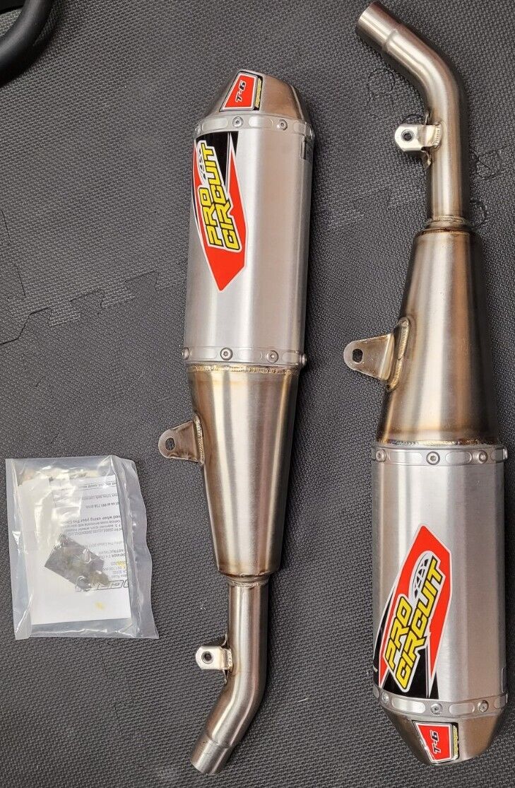Pro Circuit Ti-6 Dual Muffler Slip On Honda CRF450R/RX 2017-2018 0111745G2