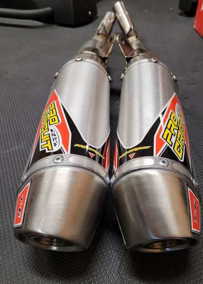 Pro Circuit Ti-6 Dual Muffler Slip On Honda CRF450R/RX 2017-2018 0111745G2