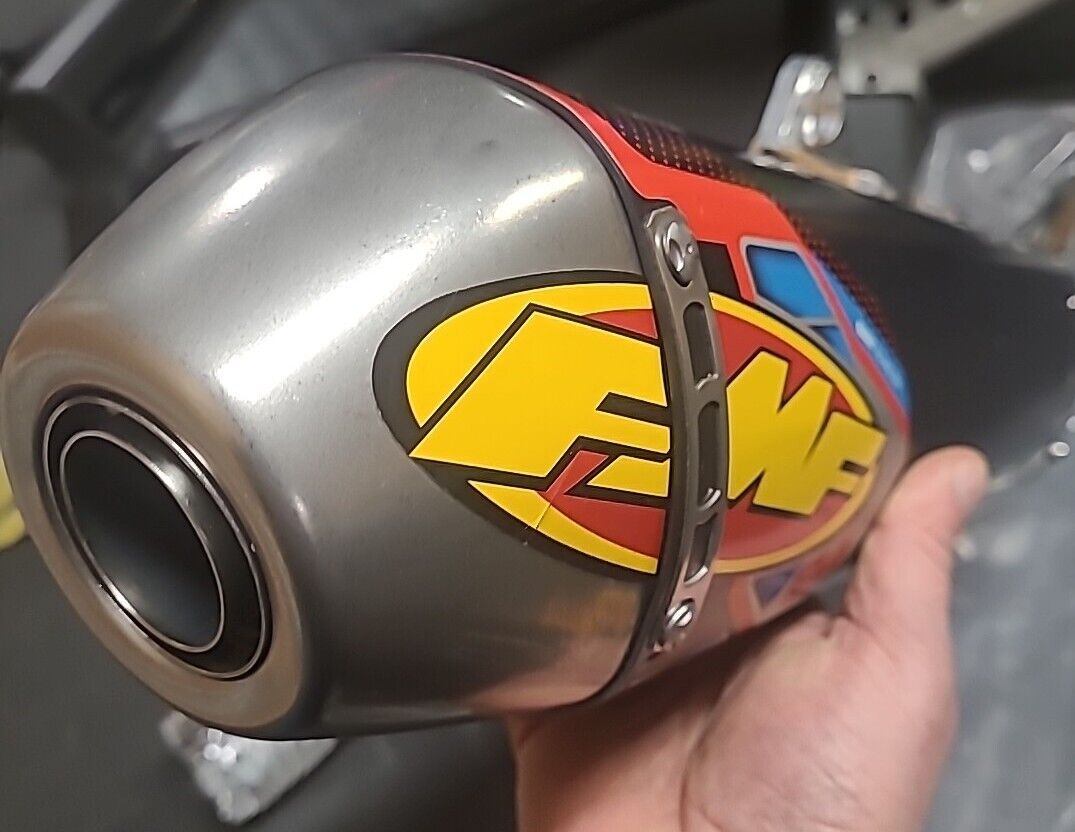 FMF Q4 Hex Slip-On Muffler w/Spark Arrestor 042368 2019 - 2023 KX450 KX450F 450X