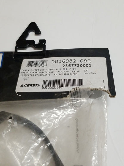 Acerbis Chain Slider Black Honda CRF250R 2014-2016 CRF450R 2013-2016 2367720001