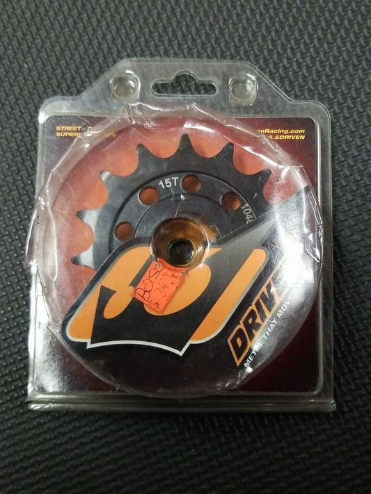 Driven Racing Steel Front Sprocket 1046 - 520 - 15T Black 15 T Street Dirt
