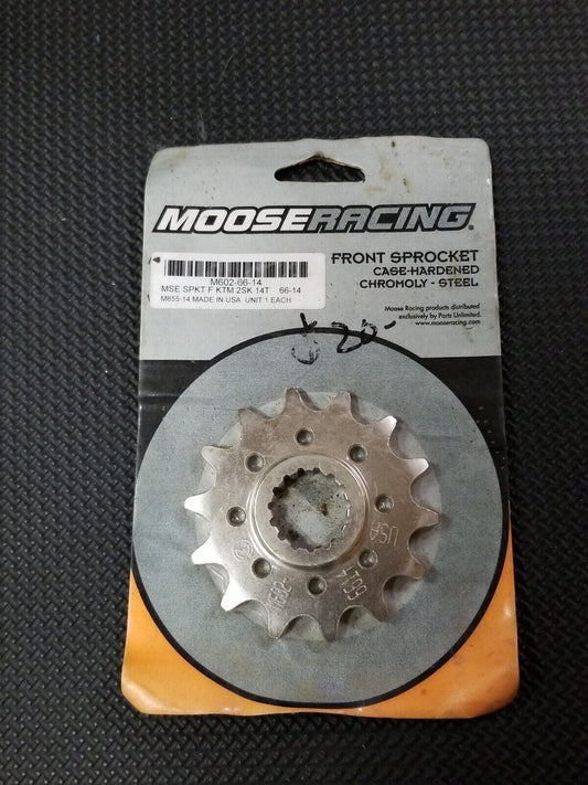 Moose Racing Front Sprocket 14T M602-66-14 NOS KTM 2 SK
