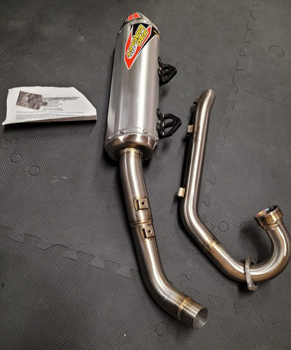 Pro Circuit T-6 Stainless Single Exhaust System ATV Yamaha Raptor 700R 5631570G