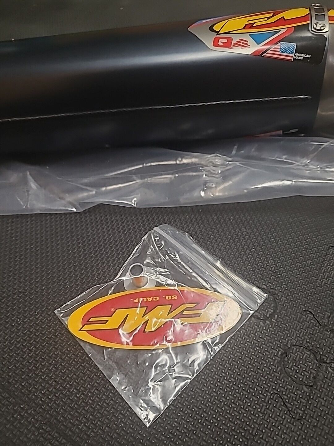 FMF Q4 Hex Slip-On Muffler w/Spark Arrestor 042368 2019 - 2023 KX450 KX450F 450X