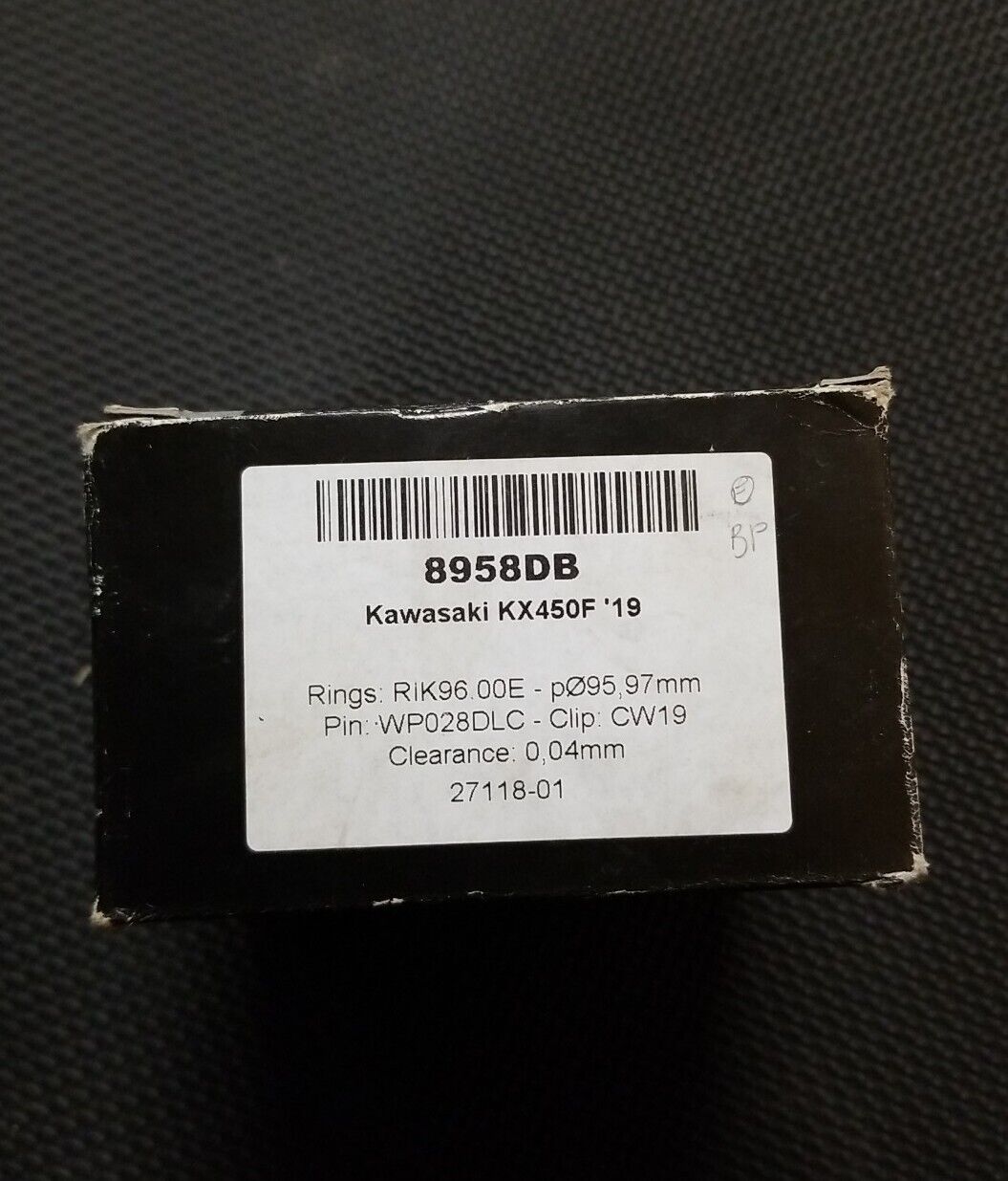 Wossner Piston Kit 8958DB Kawasaki KX450F 95.97mm (BP)