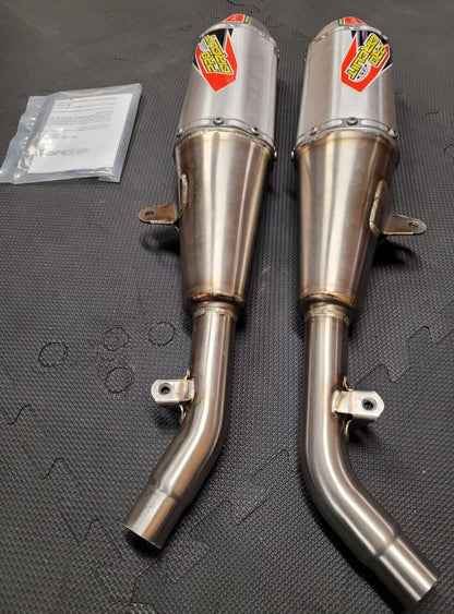 Pro Circuit Ti-6 Dual Muffler Slip On Honda CRF450R/RX 2017-2018 0111745G2