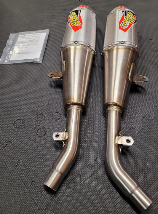 Pro Circuit Ti-6 Dual Muffler Slip On Honda CRF450R/RX 2017-2018 0111745G2