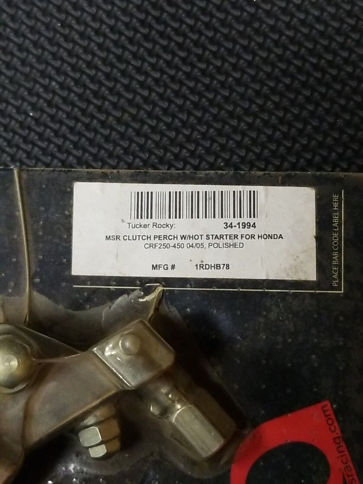 MSR 34-1994 Honda Clutch Perch Bracket Honda CRF250 450 2004 2005 (B#Lev)