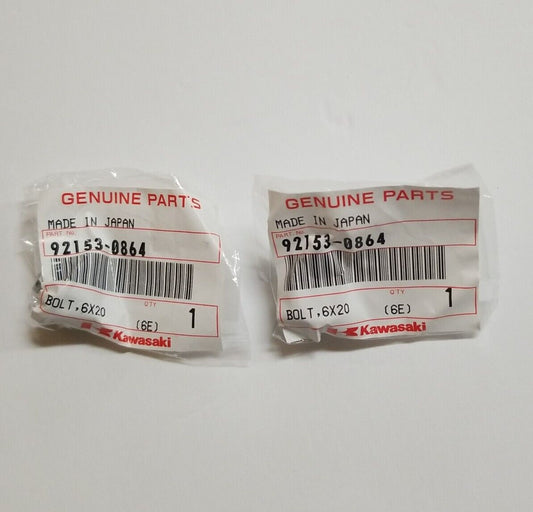 Kawasaki OEM 92153-0864 Bolt 6x20 Qty. 2